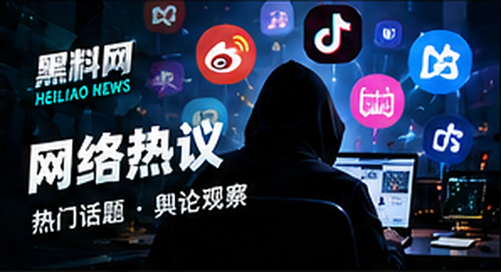 社交热点专题概念配图